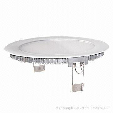 LED Panel Light with 10W Power, 673lm Luminous Flux and 5755K CCT
